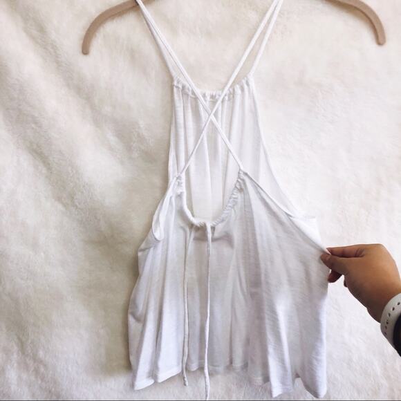 Hollister White Airy Racerback Adjustable Top - Picture 7 of 8